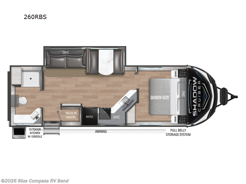 2023 Cruiser RV Shadow Cruiser 260RBS - Used Travel Trailer For Sale by Blue Compass RV Bend in Bend, Oregon features Slideout