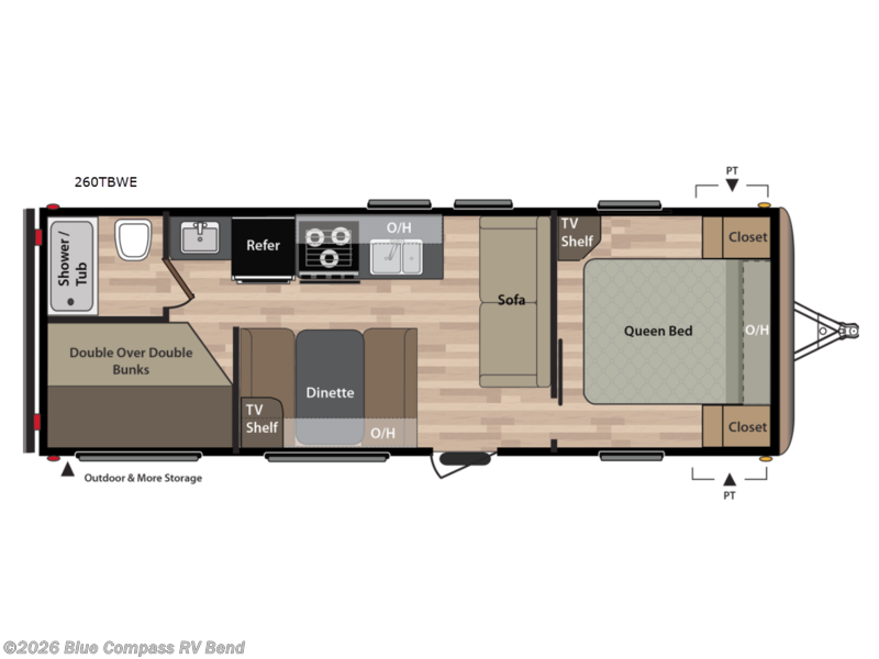 2018 Keystone Springdale West 260TB - Used Travel Trailer For Sale by Blue Compass RV Bend in Bend, Oregon