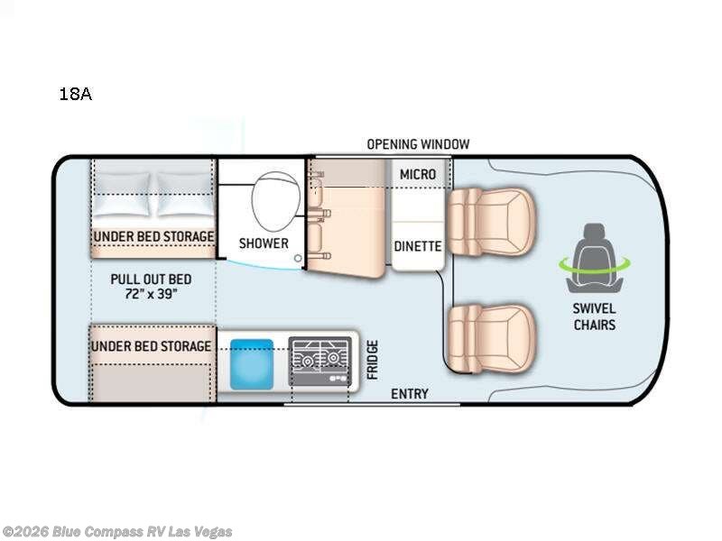 2022 Thor Motor Coach Scope 18A - Used Class B For Sale by Blue Compass RV Las Vegas in Las Vegas, Nevada