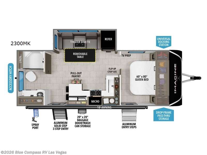 2026 Grand Design Imagine 2300MK - New Travel Trailer For Sale by Blue Compass RV Las Vegas in Las Vegas, Nevada features Slideout