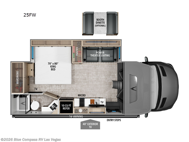 2026 Grand Design Lineage Series M 25FW - New Class C For Sale by Blue Compass RV Las Vegas in Las Vegas, Nevada features Slideout