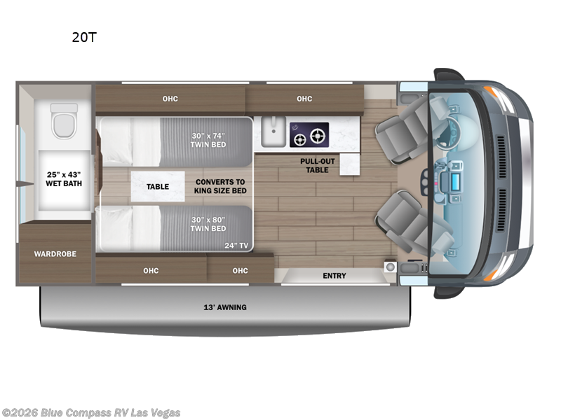 2026 Jayco Swift 20T - New Class B For Sale by Blue Compass RV Las Vegas in Las Vegas, Nevada