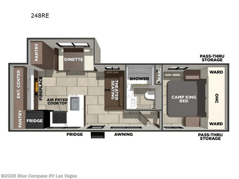 2026 Prime Time Tracer 248RE - New Travel Trailer For Sale by Blue Compass RV Las Vegas in Las Vegas, Nevada features Slideout