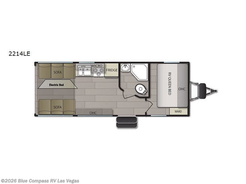 2020 Pacific Coachworks Sandsport 2214LE - Used Toy Hauler For Sale by Blue Compass RV Las Vegas in Las Vegas, Nevada