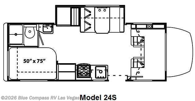 2012 Forest River Solera 24S - Used Class B For Sale by Blue Compass RV Las Vegas in Las Vegas, Nevada features Slideout