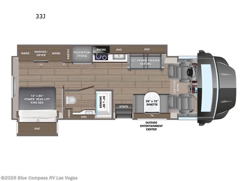 2027 Jayco Seneca 33J - New Super C For Sale by Blue Compass RV Las Vegas in Las Vegas, Nevada features Slideout