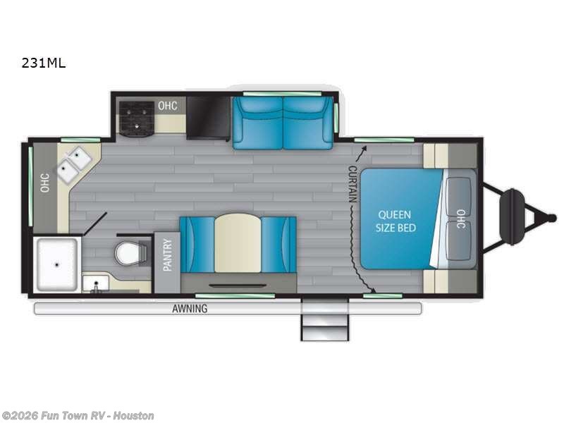 2021 Heartland Sundance Ultra Lite 231ML - Used Travel Trailer For Sale by Fun Town RV - Houston in Wharton, Texas features Slideout