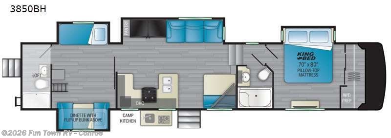 2021 Cruiser RV South Fork 3850BH RV for Sale in Conroe, TX 77301