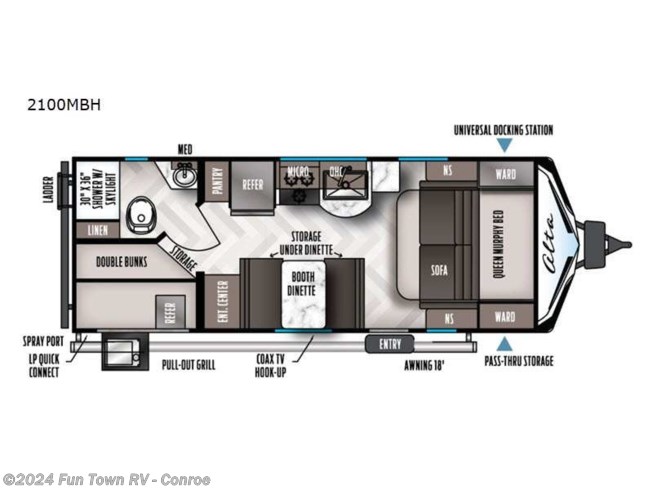 2022 East to West Alta 2100MBH - New Travel Trailer For Sale by Fun Town RV - Conroe in Conroe, Texas