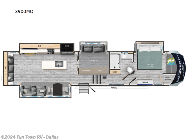 2023 Heartland Big Country 3900MO - New Fifth Wheel For Sale by Fun Town RV - Dallas in Rockwall, Texas
