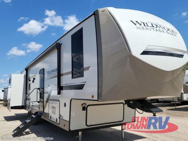 New 2024 Forest River Wildwood Heritage Glen 356QB available in Denton, Texas