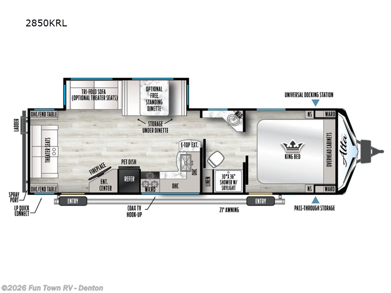 2024 East to West Alta 2850KRL RV for Sale in Denton, TX 76201 203514