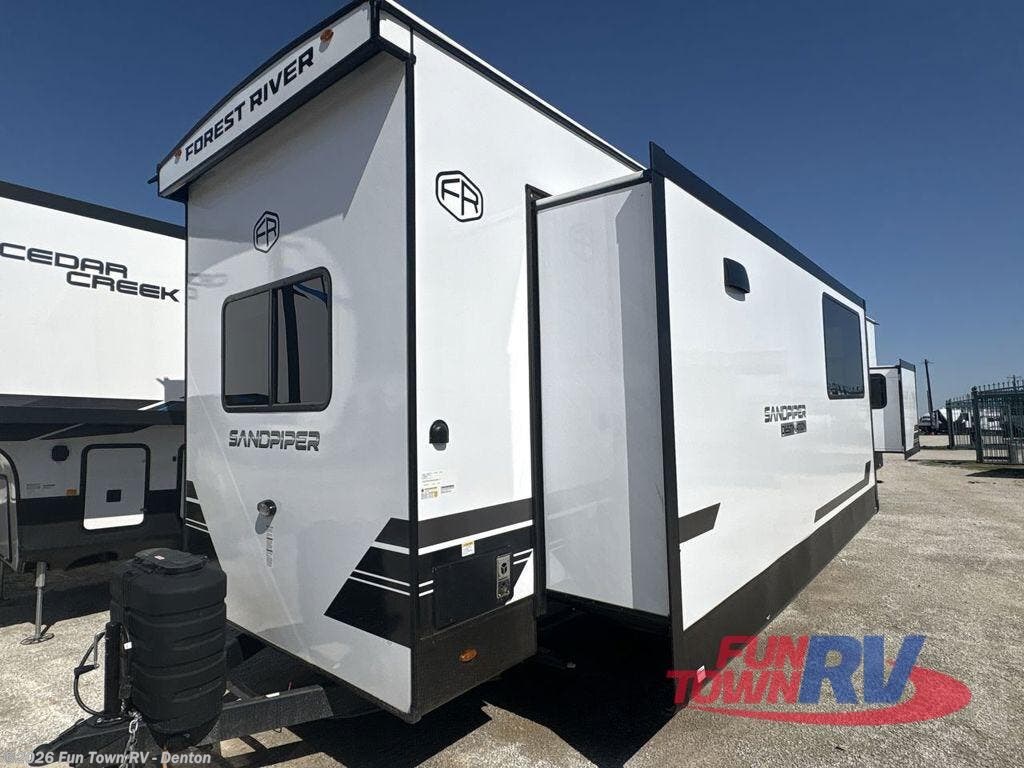 New 2025 Forest River Sandpiper Destination Trailers 421FKL available in Denton, Texas