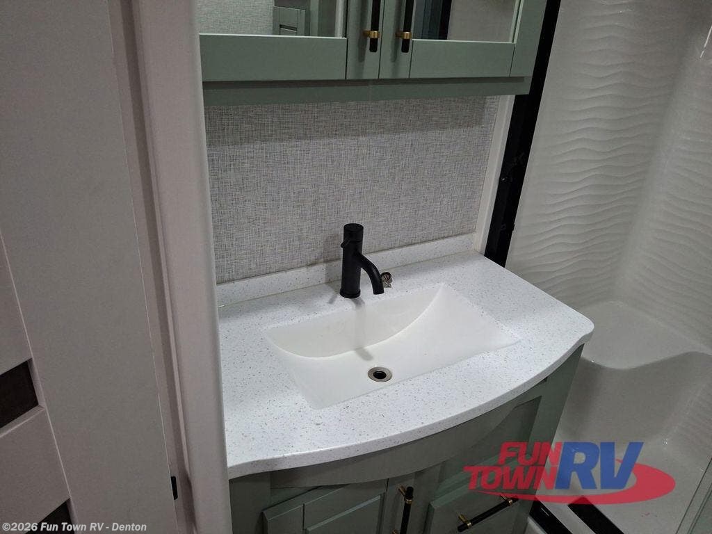 2025 CrossRoads Regency 3881FKL - New Destination Trailer For Sale by Fun Town RV - Denton in Denton, Texas features Slideout