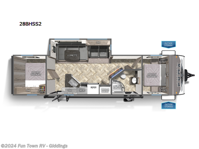 2023 Palomino Puma 28BHSS2 - New Travel Trailer For Sale by Fun Town RV - Giddings in Giddings, Texas