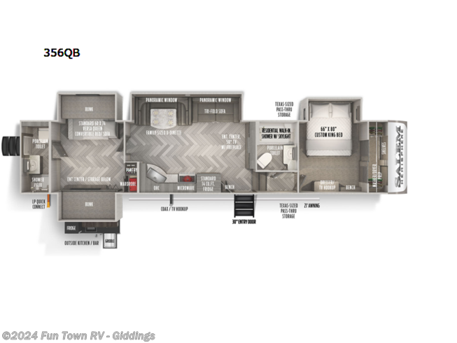 2023 Forest River Salem Hemisphere 356QB - New Fifth Wheel For Sale by Fun Town RV - Giddings in Giddings, Texas