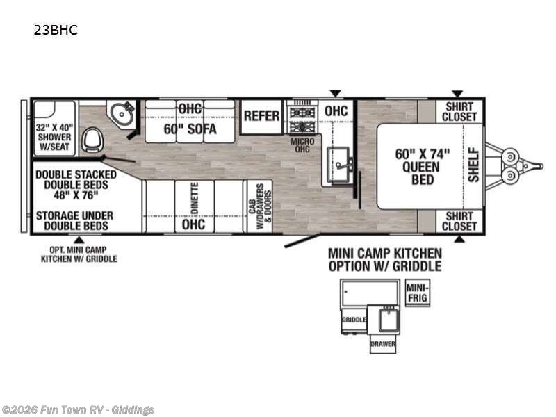 2022 Palomino Puma XLE Lite 23BHC RV for Sale in Giddings, TX 78942 ...