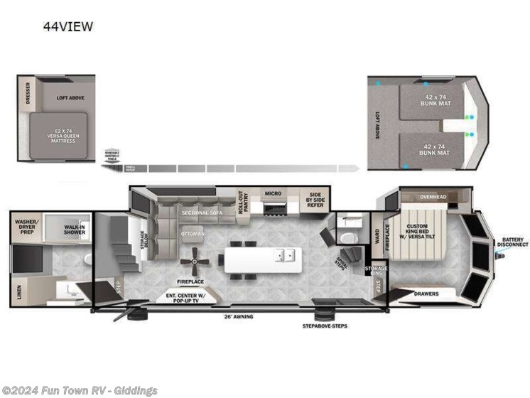 New 2025 Forest River Wildwood Grand Lodge 44VIEW available in Giddings, Texas