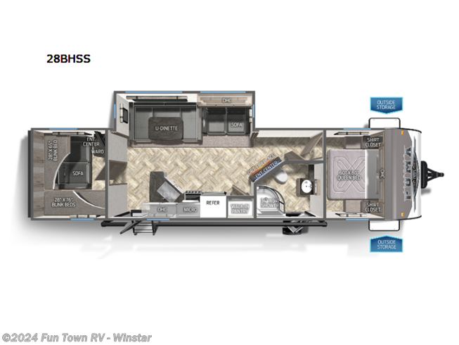 2023 Palomino Puma 28BHSS - New Travel Trailer For Sale by Fun Town RV - Winstar in Thackerville, Oklahoma
