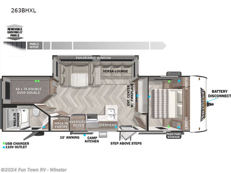 Used 2022 Forest River Wildwood X-Lite 263BHXL available in Thackerville, Oklahoma