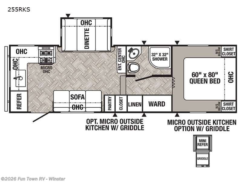 2021 Palomino Puma 255RKS - Used Fifth Wheel For Sale by Fun Town RV - Winstar in Thackerville, Oklahoma features Slideout