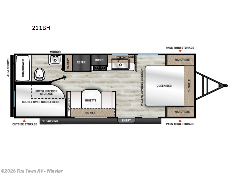 2026 Coachmen Catalina Summit Series 8 211BH - New Travel Trailer For Sale by Fun Town RV - Winstar in Thackerville, Oklahoma