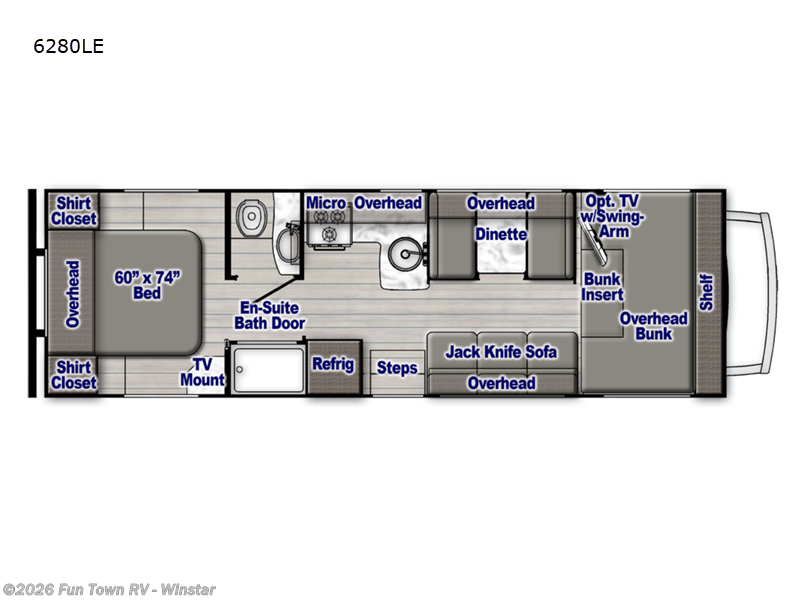 2025 Gulf Stream Yellowstone Class C 6280LE - Used Class C For Sale by Fun Town RV - Winstar in Thackerville, Oklahoma