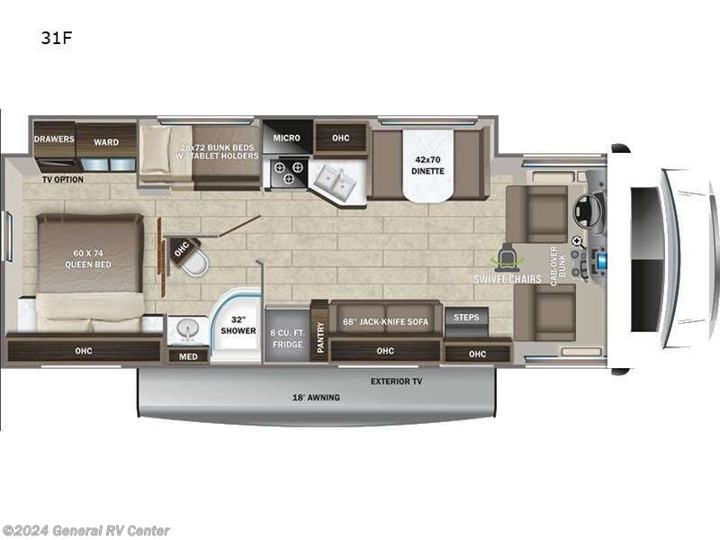 2024 Entegra Coach Odyssey 31F RV for Sale in Ocala, FL 34473 288701