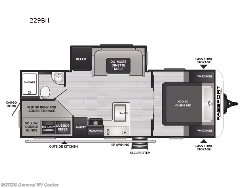 2024 Keystone Passport SL 229BH RV for Sale in Ocala, FL 34473 302876