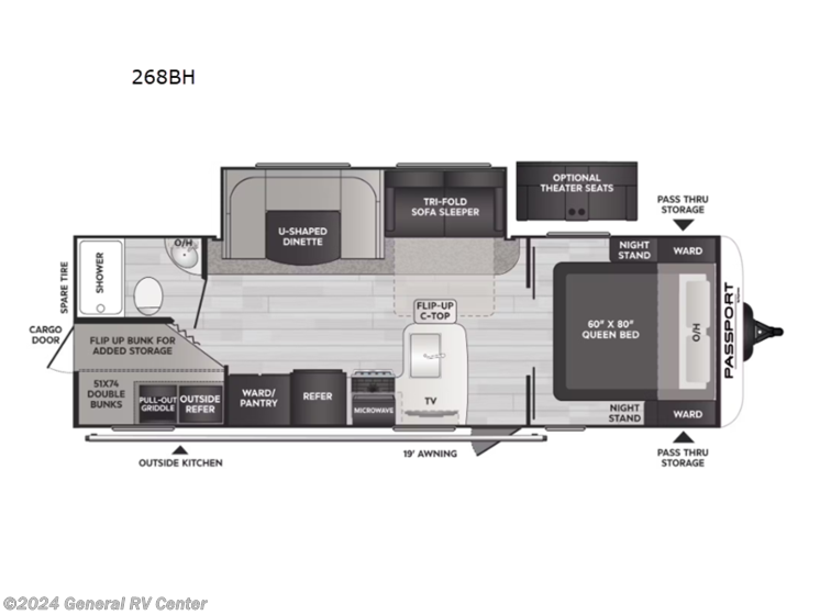 2024 Keystone Passport SL 268BH RV for Sale in Ocala, FL 34473 302884