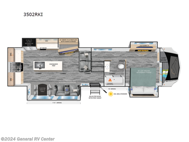 2024 Heartland Big Country 3502RKI - New Fifth Wheel For Sale by General RV Center in Ocala, Florida