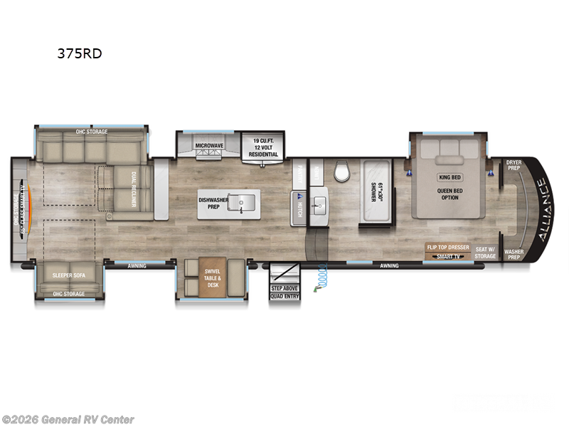 2025 Alliance RV Paradigm 375RD - New Fifth Wheel For Sale by General RV Center in Ocala, Florida