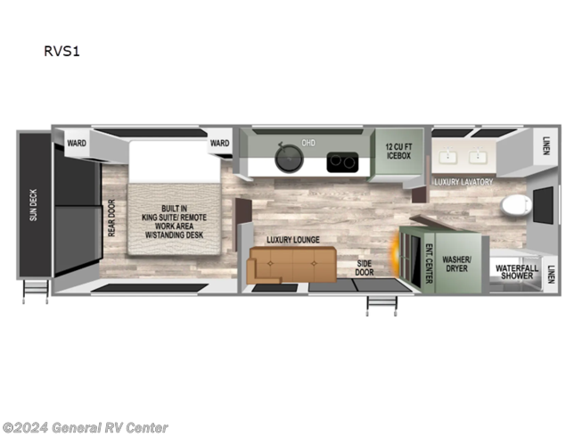 2024 Forest River IBEX RV Suite RVS1 - New Travel Trailer For Sale by General RV Center in Dover, Florida