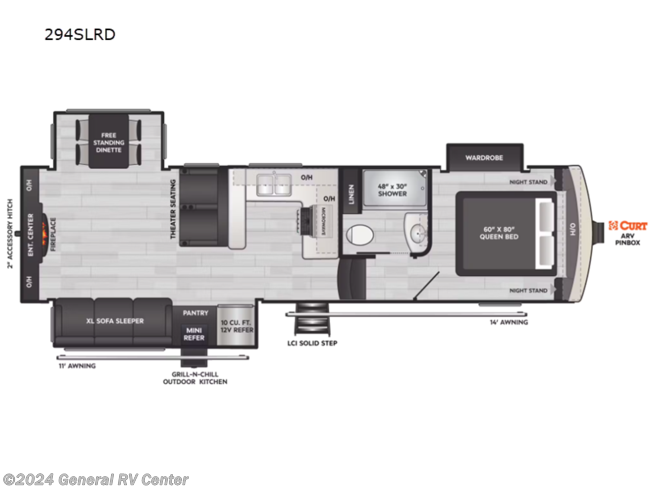 2024 Keystone Arcadia Super Lite 294SLRD - New Fifth Wheel For Sale by General RV Center in Dover, Florida