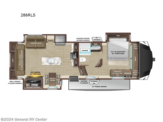2024 Highland Ridge Open Range 286RLS - New Fifth Wheel For Sale by General RV Center in Dover, Florida