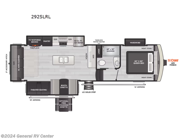 2024 Keystone Arcadia Super Lite 292SLRL - New Fifth Wheel For Sale by General RV Center in Dover, Florida