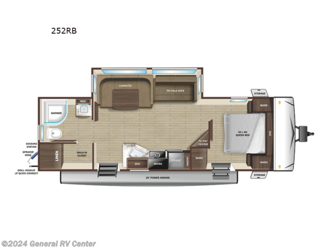 2024 Highland Ridge Range Lite 252RB - New Travel Trailer For Sale by General RV Center in Dover, Florida