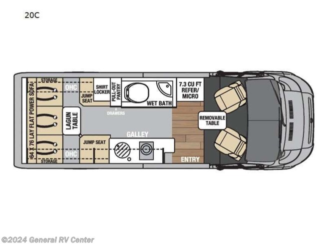 2024 Coachmen Nova 20C - New Class B For Sale by General RV Center in Dover, Florida