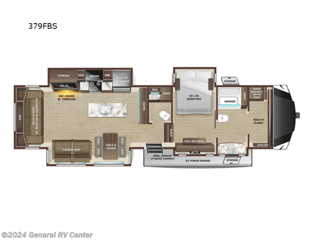 2024 Highland Ridge Open Range 379FBS - New Fifth Wheel For Sale by General RV Center in Dover, Florida