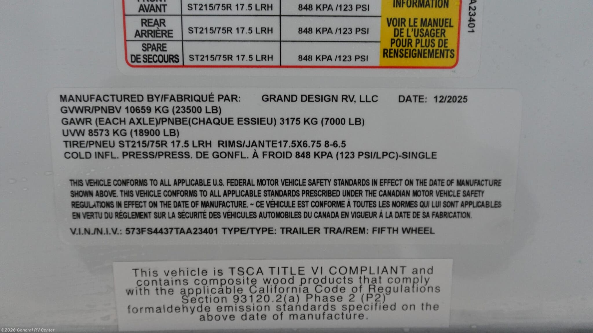 2026 Nexus Wraith 37F - New Super C For Sale by General RV Center in Dover, Florida