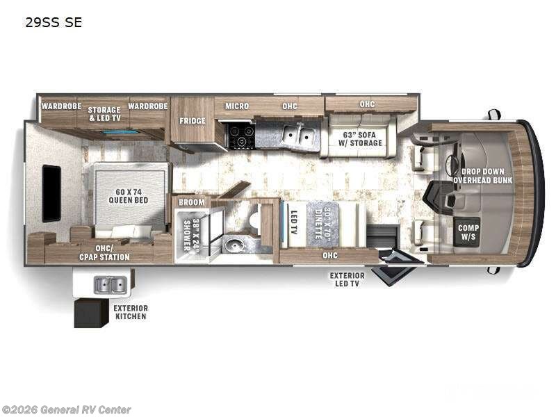2026 Coachmen Encore SE 29SS - New Class A For Sale by General RV Center in Dover, Florida