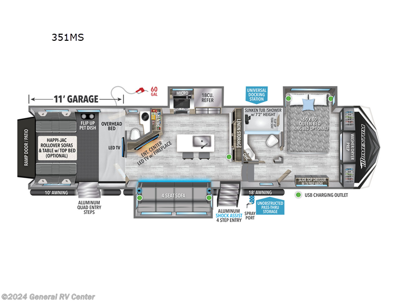 2024 Grand Design Momentum MClass 351MS RV for Sale in Draper, UT