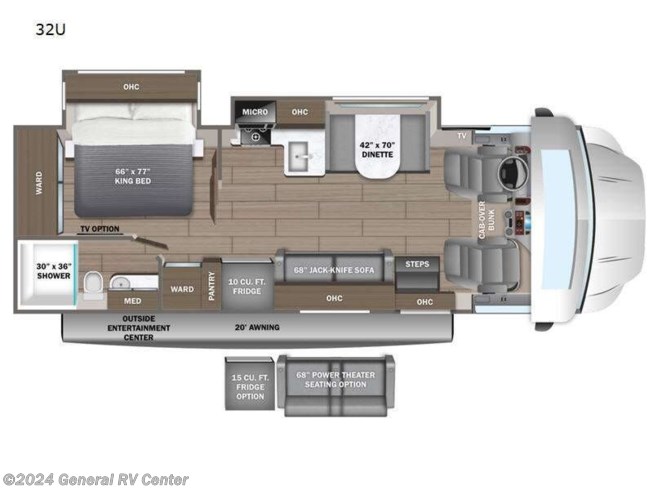 2024 Entegra Coach Esteem XL 32U - New Super C For Sale by General RV Center in Draper, Utah