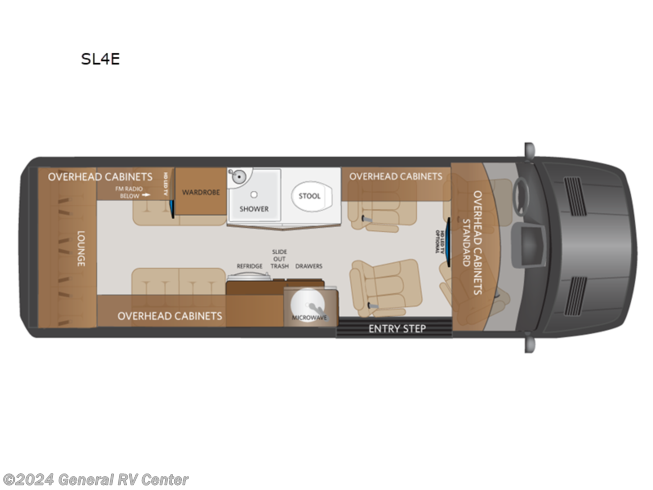 2024 Fleetwood Xcursion SL4E - New Class B For Sale by General RV Center in Draper, Utah