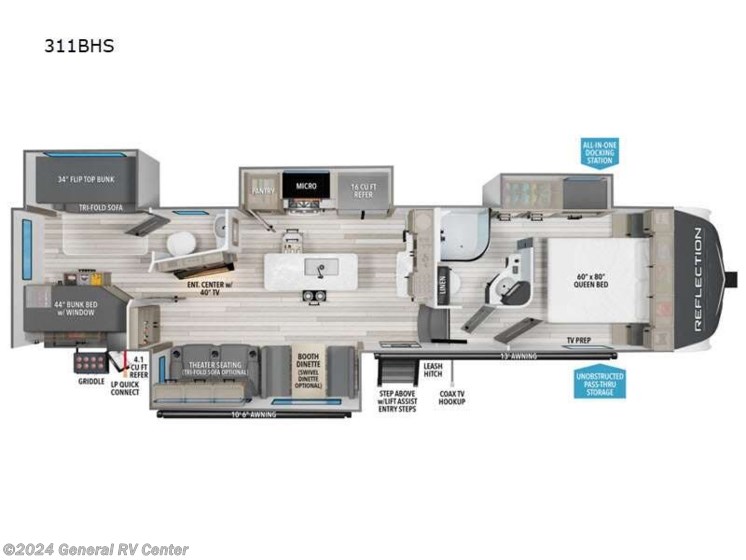 New 2025 Grand Design Reflection 311BHS available in Draper, Utah