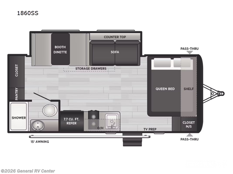 2025 Keystone Springdale 1860SS - New Travel Trailer For Sale by General RV Center in Draper, Utah