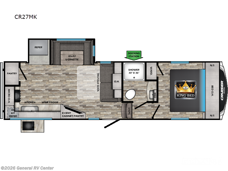 2023 CrossRoads Cruiser Aire 27MK-1S - Used Fifth Wheel For Sale by General RV Center in Draper, Utah