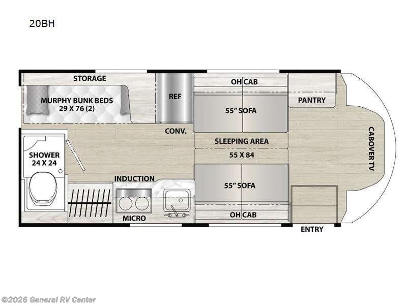 2025 Coachmen Cross Trail EV 20BH - New Class C For Sale by General RV Center in Draper, Utah