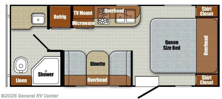 2016 Gulf Stream Vista Cruiser 19RBS - Used Travel Trailer For Sale by General RV Center in Draper, Utah