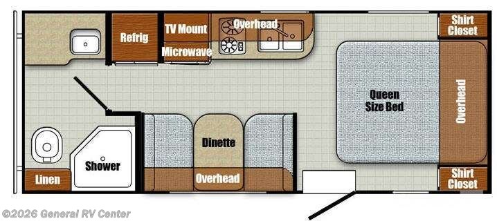 2016 Gulf Stream Vista Cruiser 19RBS - Used Travel Trailer For Sale by General RV Center in Draper, Utah